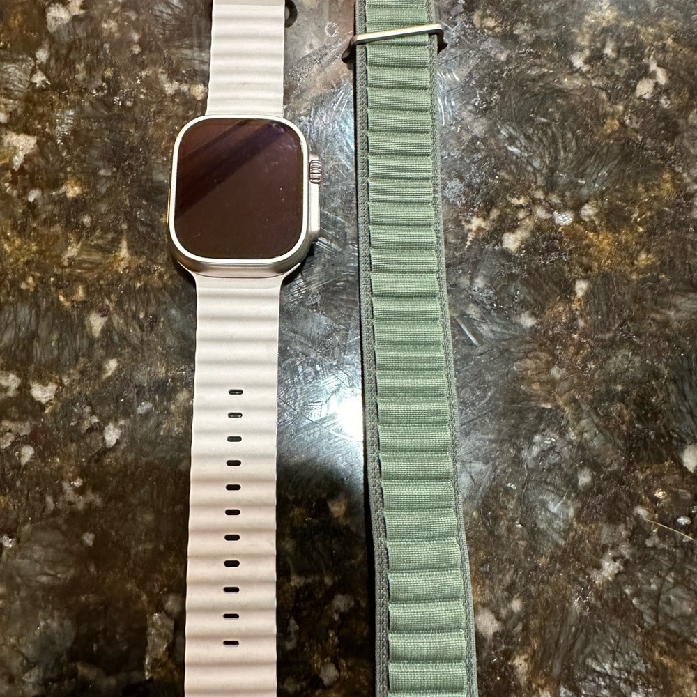 Genuine Apple 49mm Olive Green loop watch band